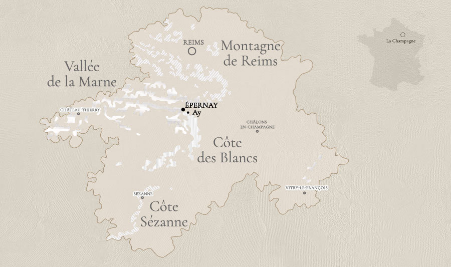 Carte ASSOCIATION DES SOMMELIERS CHAMPAGNE-ARDENNE